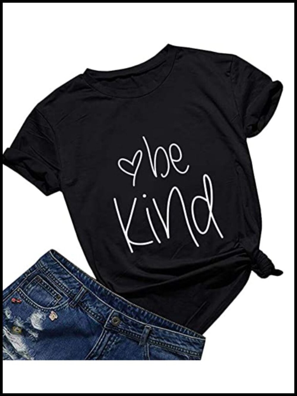 Womens Casual Cotton Short Sleeve V-Neck Graphic T-Shirt Tees